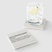 Cadeau voor CPA Stenen Onderzetter (Zijkant)