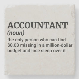 Cadeau voor CPA Stenen Onderzetter