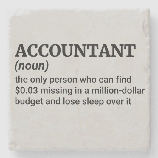 Cadeau voor CPA Stenen Onderzetter (Voorkant)