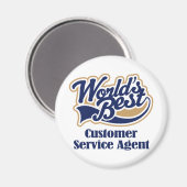 Cadeau voor Customer Service Agent Magneet (Voorkant / Achterkant)