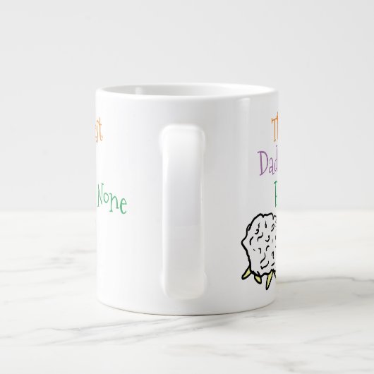 Cadeau voor Daddy - Beste Daddy Giant Coffee Mok (Achterkant)
