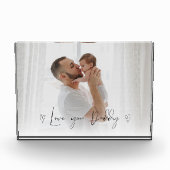 Cadeau voor Daddy Vaderdag Fotocollage Fotoblokken (Voorkant)