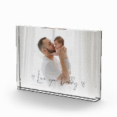 Cadeau voor Daddy Vaderdag Fotocollage Fotoblokken (Rechts)