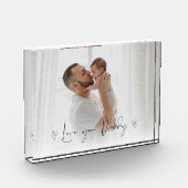 Cadeau voor Daddy Vaderdag Fotocollage Fotoblokken (Links)