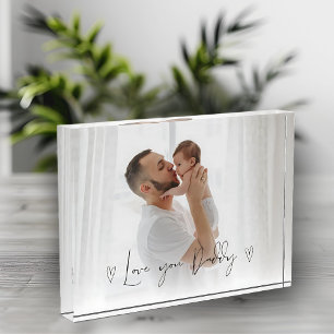 Cadeau voor Daddy Vaderdag Fotocollage Fotoblokken