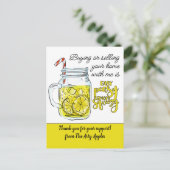 cadeau voor dankbaar personeel vrijwilliger klant  briefkaart (Staand voorkant)