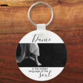 cadeau voor danseres voor dansleraar sleutelhanger (Voorkant)