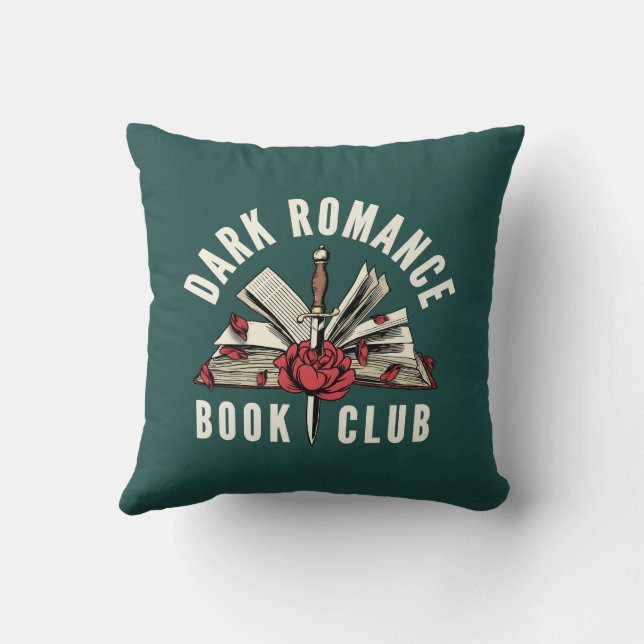 Cadeau voor Dark Romance Boekliefhebber  Kussen (Achterkant)