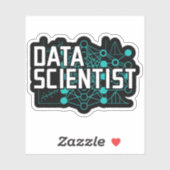 Cadeau voor Data Scientist Data Analist Sticker (Vel)