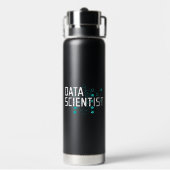 Cadeau voor Data Scientist Data Analist Waterfles (Achterkant)