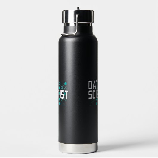 Cadeau voor Data Scientist Data Analist Waterfles (Rechts)