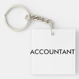 Cadeau voor de accountant sleutelhanger