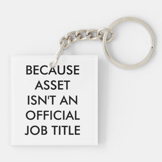 Cadeau voor de accountant sleutelhanger (Achterkant)