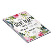 Cadeau voor de appreciatie van de baas bedankt u c notitieboek (Rechterzijde)