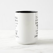 Cadeau voor de baas, dat vreselijke moment waarop mok (Midden)