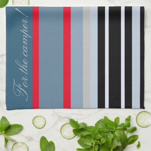 Cadeau voor de camper theedoek (Gevouwen)