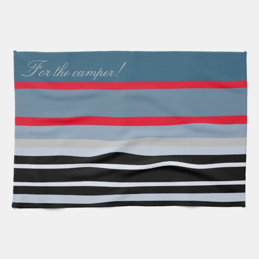 Cadeau voor de camper theedoek (Horizontaal)