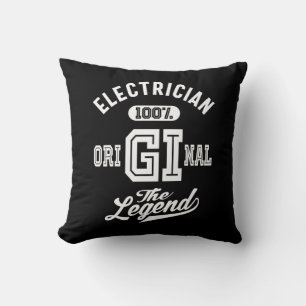 Cadeau voor de functie van elektricien kussen