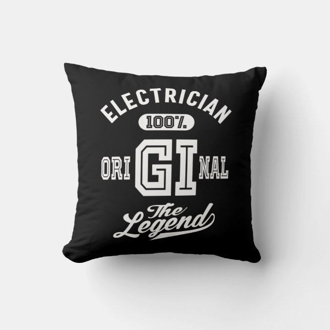 Cadeau voor de functie van elektricien kussen (Voorkant)