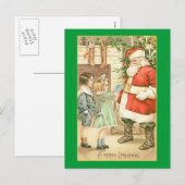  cadeau voor de kerstman feestdagenkaart (Voorkant / Achterkant)