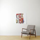 Cadeau voor de leraar | Beste leraar ooit Wandkleed (In Situ (horizontaal))