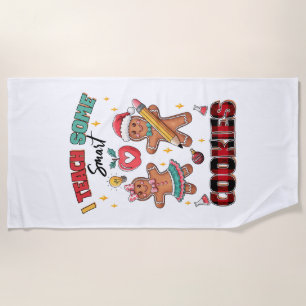 Cadeau voor de leraar   Ik onderwijskundige koekje Strandlaken