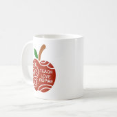 Cadeau voor de leraar koffiemok (Voorkant links)