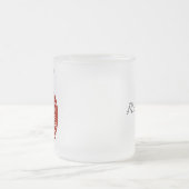 Cadeau voor de leraar matglas koffiemok (Center)