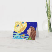 Cadeau voor de Maan Notitiekaart (Voorkant)