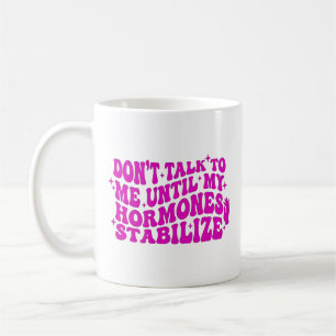 cadeau voor de menopauze, grap over perimenopause, koffiemok