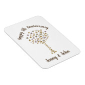 cadeau voor de vijfde huwelijksdag magneet (Rechterzijde)