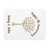 cadeau voor de vijfde huwelijksdag magneet (Horizontaal)