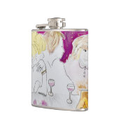 Cadeau voor de vriendinnen heupfles (Links)