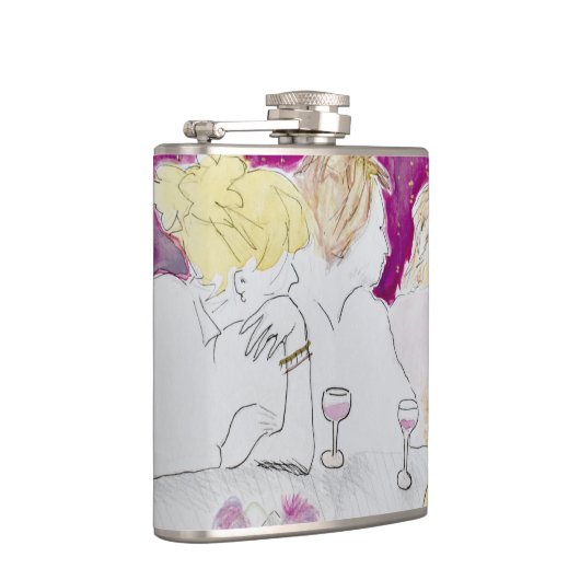 Cadeau voor de vriendinnen heupfles (Rechts)