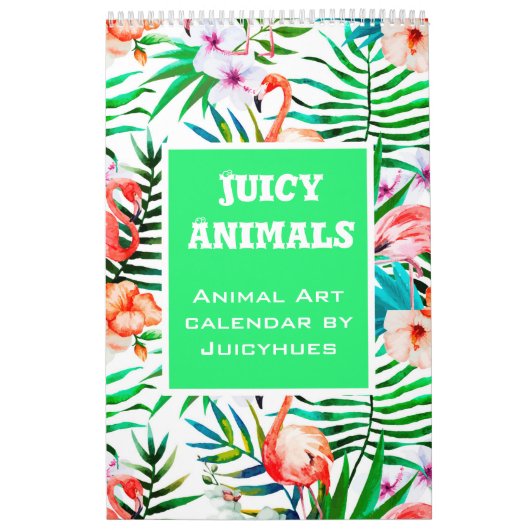 cadeau voor dierenvriend Cute animals Kalender (Hoes)