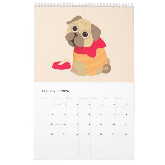 cadeau voor dierenvriend Cute animals Kalender (Feb 2026)