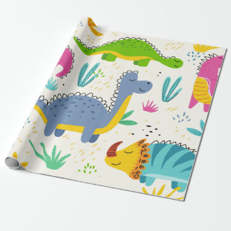cadeau voor dinosauriërs cadeaupapier