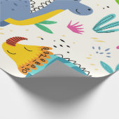 cadeau voor dinosauriërs cadeaupapier (Hoek)