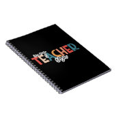 Cadeau voor docent in mijn docententijd notitieboek (Rechterzijde)