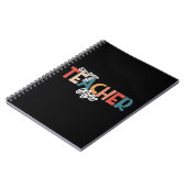 Cadeau voor docent in mijn docententijd notitieboek (Linkerzijde)