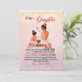 Cadeau voor dochter | Brief aan mijn dochter van m Kaart (Staand voorkant)