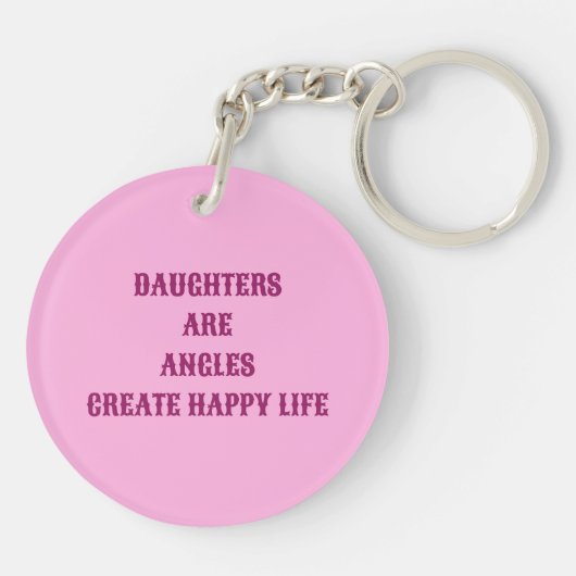 CADEAU VOOR DOCHTER SLEUTELHANGER (Achterkant)