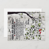 Cadeau voor echtgenoot | Aan mijn man liefdevolle  Aankondigingskaart (Voorkant / Achterkant)