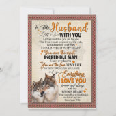 Cadeau voor echtgenoot | Brief aan mijn echtgenoot Kaart (Voorkant)