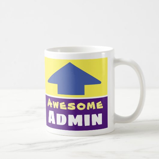 Cadeau voor een Admin Koffiemok (Rechts)
