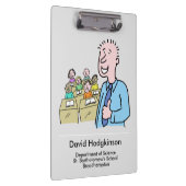 Cadeau voor een blanke leraar. onderwijzer klembord (Rechts)