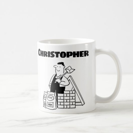 Cadeau voor een Bouwer met de Toegevoegde Mok van  (Rechts)