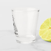 Cadeau voor een Bouwer Shot Glas (Rechts)
