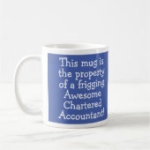 Cadeau voor een charteraccountant koffiemok (Links)