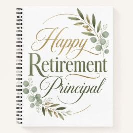Cadeau voor een directeur bij pensionering notitieboek